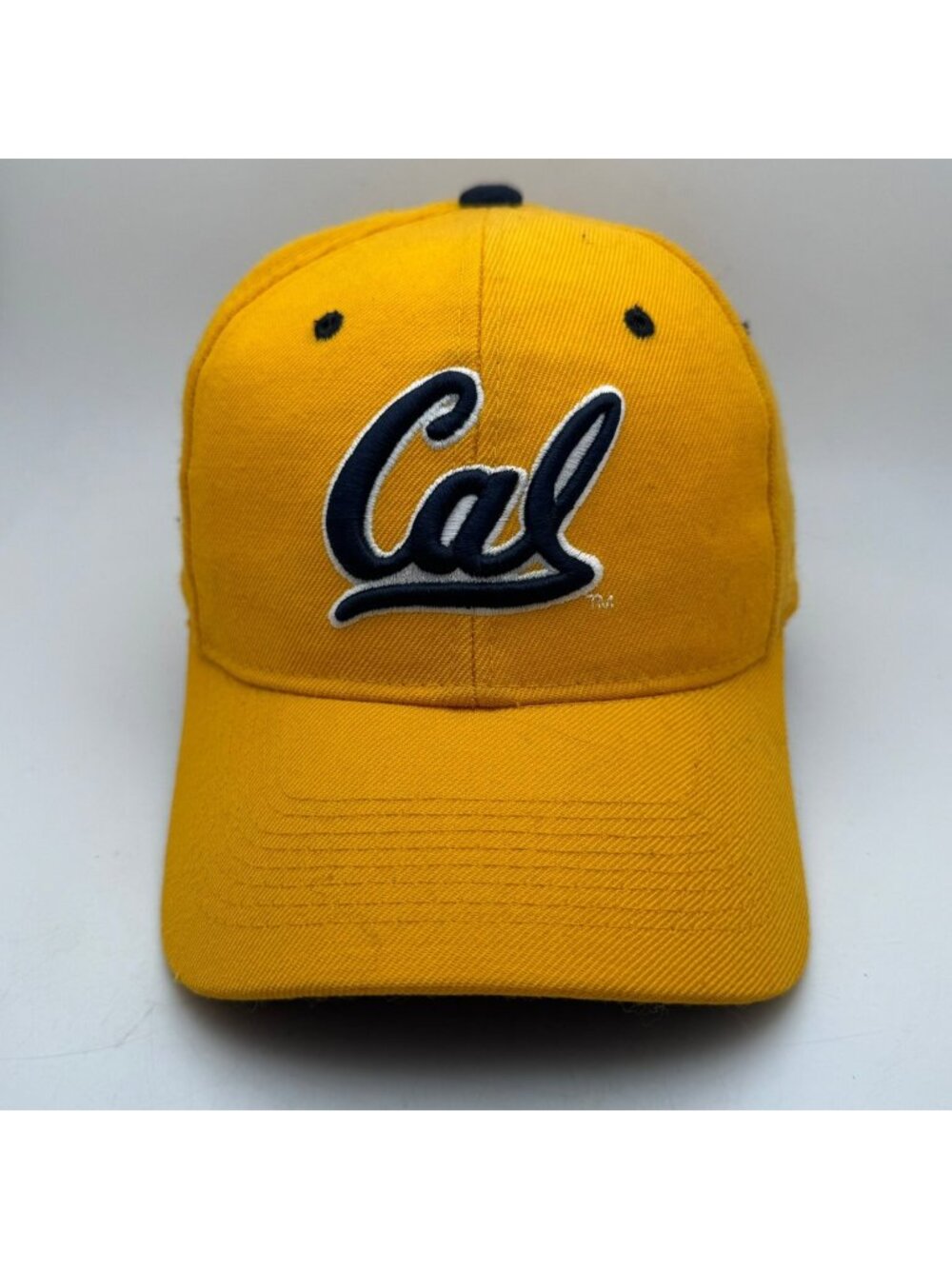 Cal Golden Bears Fitted Baseball Cap Hat Zephyr Size 7 1/8 Yellow Blue NCAA